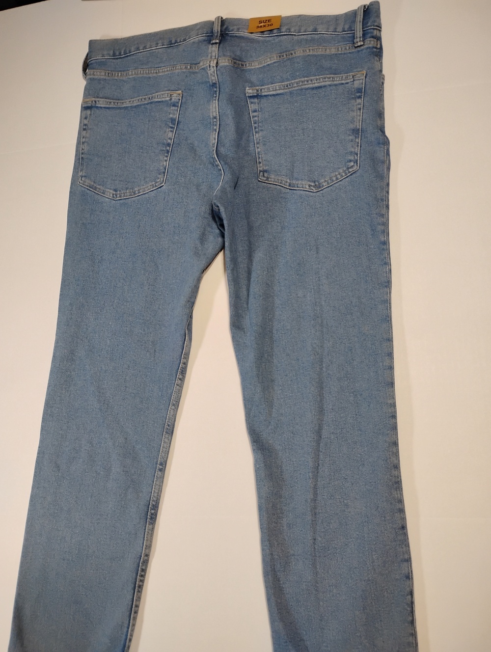 H&M Regular Fit Straight Leg Jeans - Light Blue 38x30